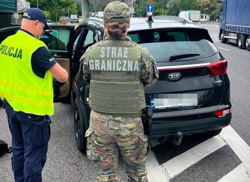 Świecko: Straż Graniczna zatrzymała kierowcę skradzionej kii