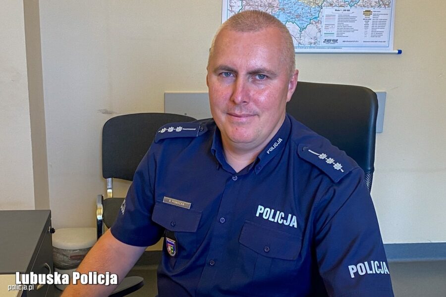 Słubicki policjant po służbie uratował życie 28-latka