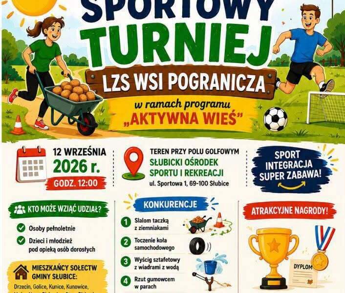 Sołectwa gminy Słubice powalczą w turnieju Aktywna Wieś 12 września