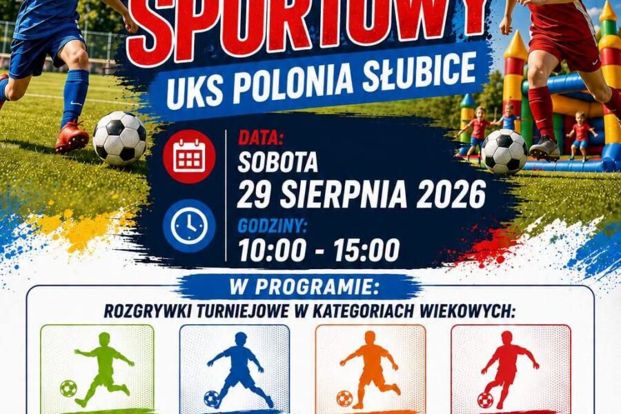 Piłkarski festyn UKS Polonia Słubice zaprasza całe rodziny 29 sierpnia